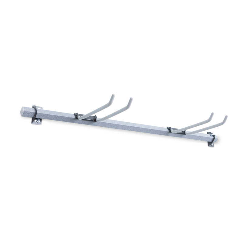 Small Steel Folding Chair Rack with Rubber-Coated Hooks