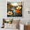 Radiant Sunshine Marigold Flowers I sur impression sur toile