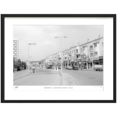 Morden, London Road C1962 by Francis Frith - Single Picture Frame Print
