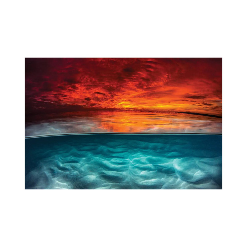 Fire & Ice by Jordan Robins - Wrapped Canvas Gallery-Wrapped Canvas Giclée, 20.32 cm H x 30.48 cm W