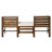 Acacia Patio Sofa with Cushions and Ottoman-977936987-1000791902