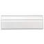 4" x 12" Marble Chair Rail Tile Trim in White
