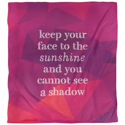 Housse de couette simple Optimism Inspirational Quote