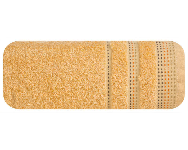 Itzael Midweight Jacquard Hand Towel, Light Orange