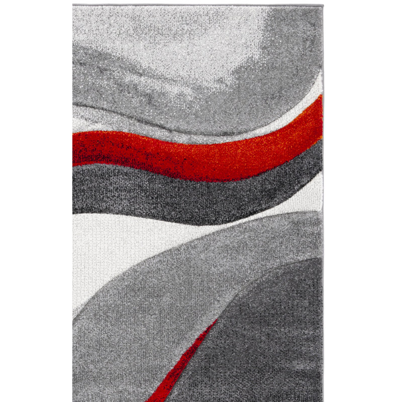 Vilica Performance Abstract Rug, Runner 2'3" x 10'