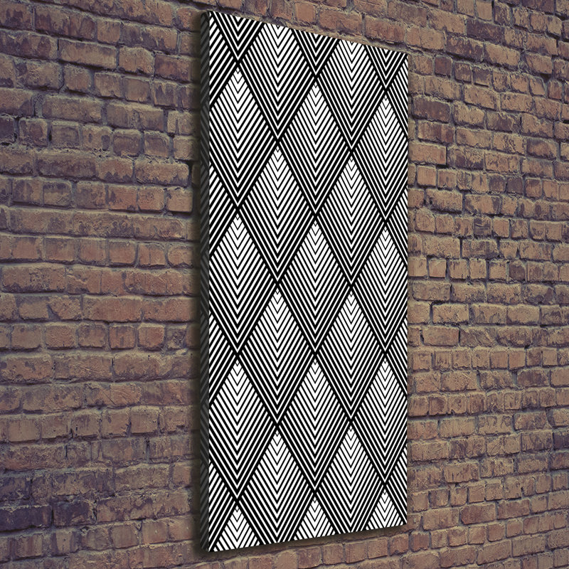 Geometric background 1 Piece Wrapped Canvas Wall Art