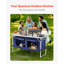 Station de cuisson pliante en aluminium 3