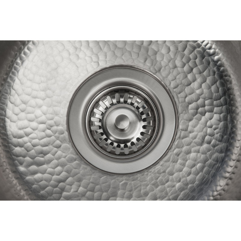 3.5" Kitchen, Prep, Bar Basket Strainer Drain - Brushed Nickel