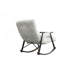 Chaise berçante pliante, chaise berçante rembourrée-54694572