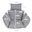 Egg-shaped single swing basket seat cushion
