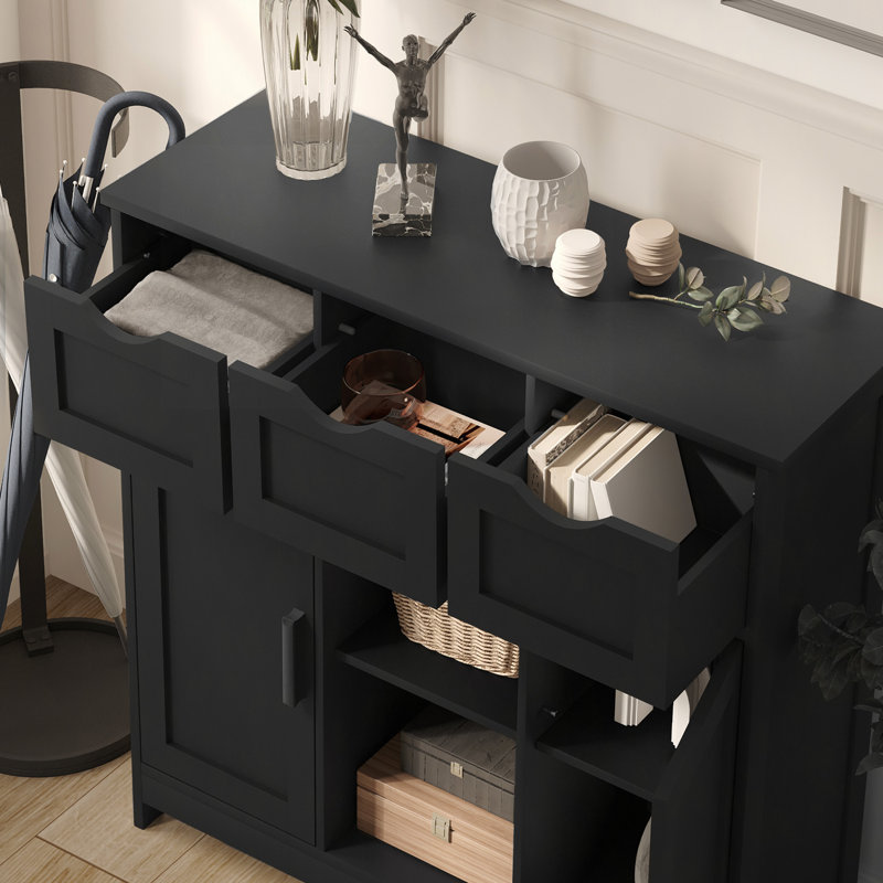 Storage Cabinets,Wooden Floor Cabinet,With Drawers And Shelves Storage Cabinets,Accent Cabinet For Living Room,Bedroom,Bathroom Furniture Home Decor