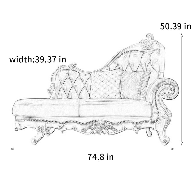 Chaise moderne en bois massif sculpté, Orienté à droite