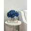Faux Hydrangea Arrangement in Vase-28878253