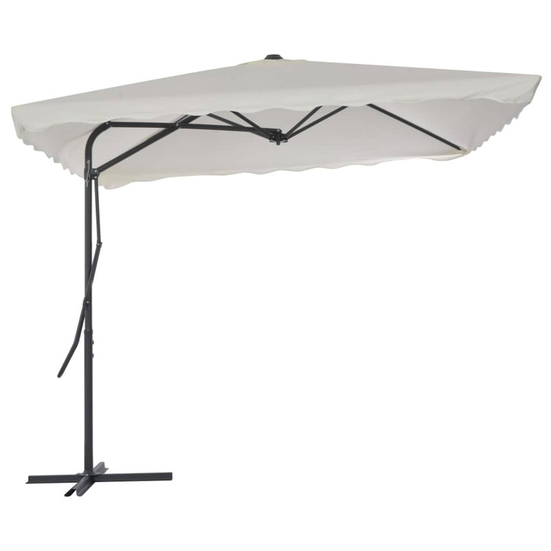 Saddleback 250cm Cantilever Parasol, Sand