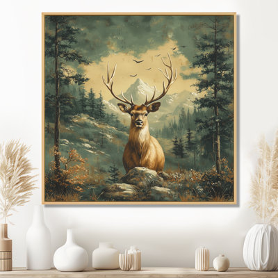 «Gieslinde Deer Expedition In USA Rockies - Deer», art mural