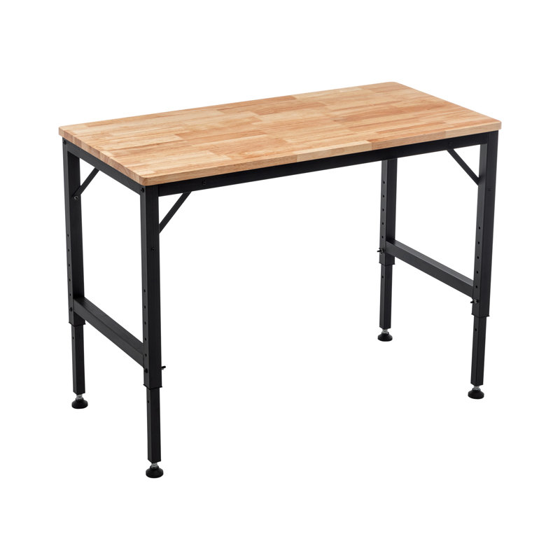 Établi robuste et réglable de 48 po pour le garage (sans les chaises de bureau)