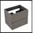 Saha Single Double Bathroom Vanity Base-1411100288-1411100291