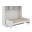 Lit escamotable double avec bureau