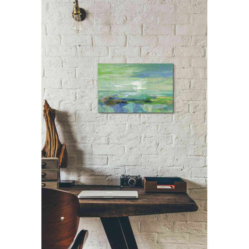 «Etinee Emerald Bay on Canvas» par Silvia Vassileva, reproduction, H 12 po x l 18 po x P 0,75 po