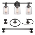 Tiarra 5 - Piece Bathroom Hardware Set