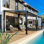 Pavillon de jardin 10 po x 20 pi avec structure en aluminium et toit incliné incliné