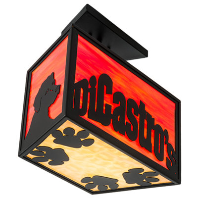 Aakifah Glass Semi Flush Mount