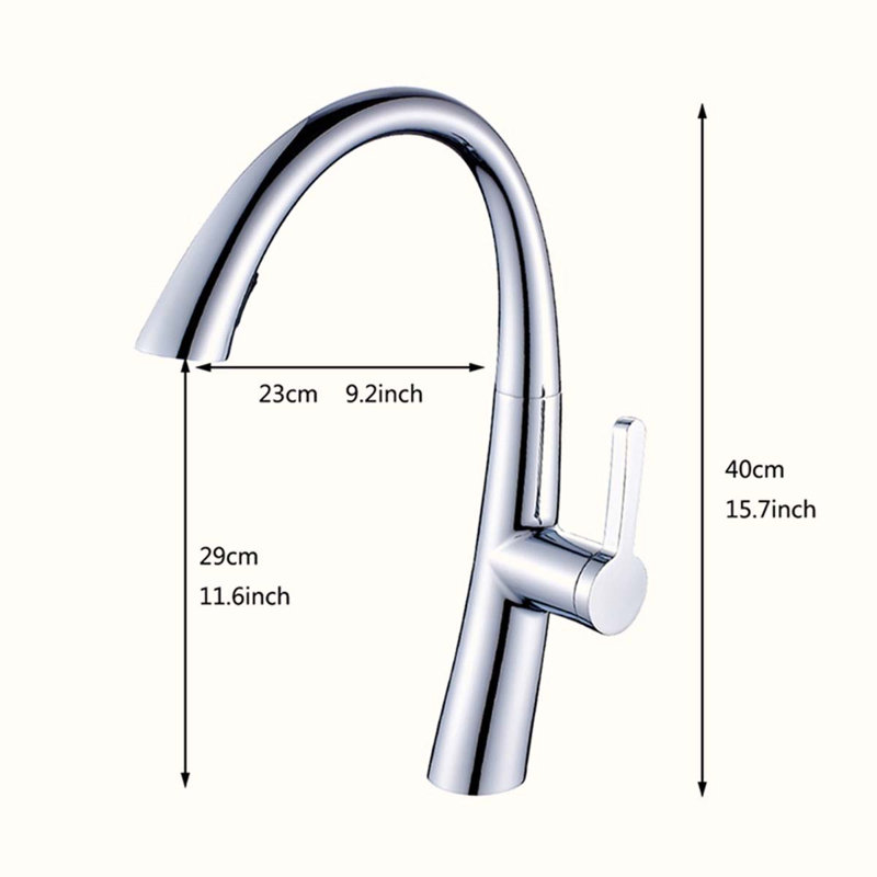 Robinet de cuisine amovible HOOSENG