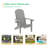 Navy Blue Outdoor Adirondack Chair-70543953