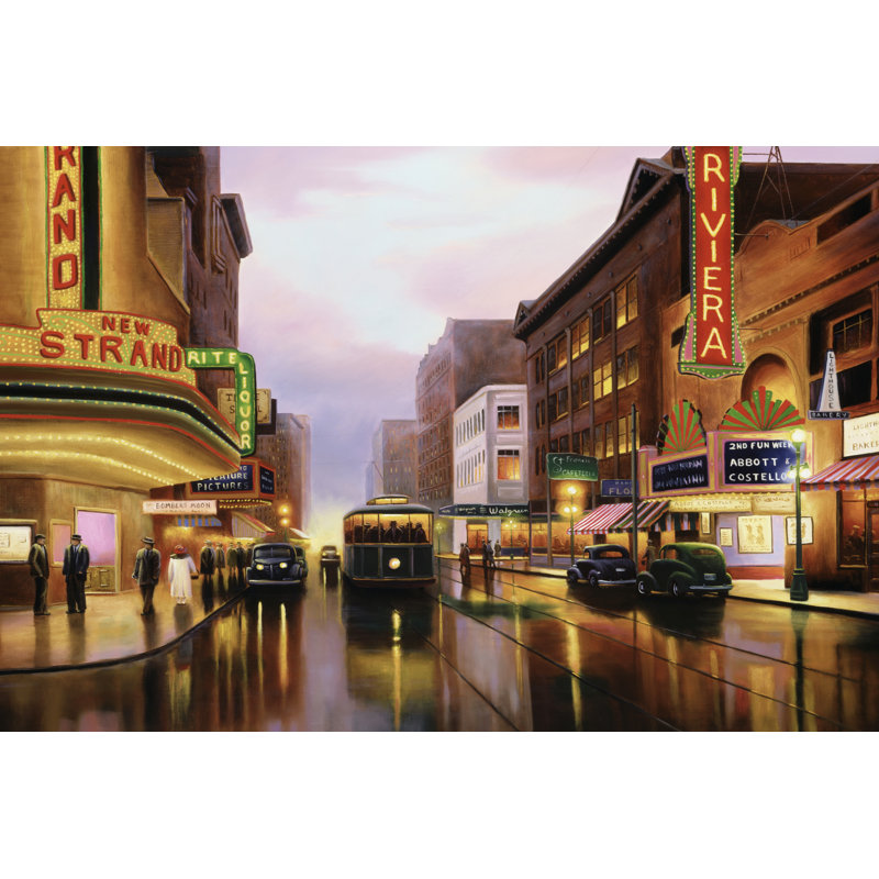 Old City Lights - Wrapped Canvas Art Prints, 30cm H x 46cm W x 3.8cm D