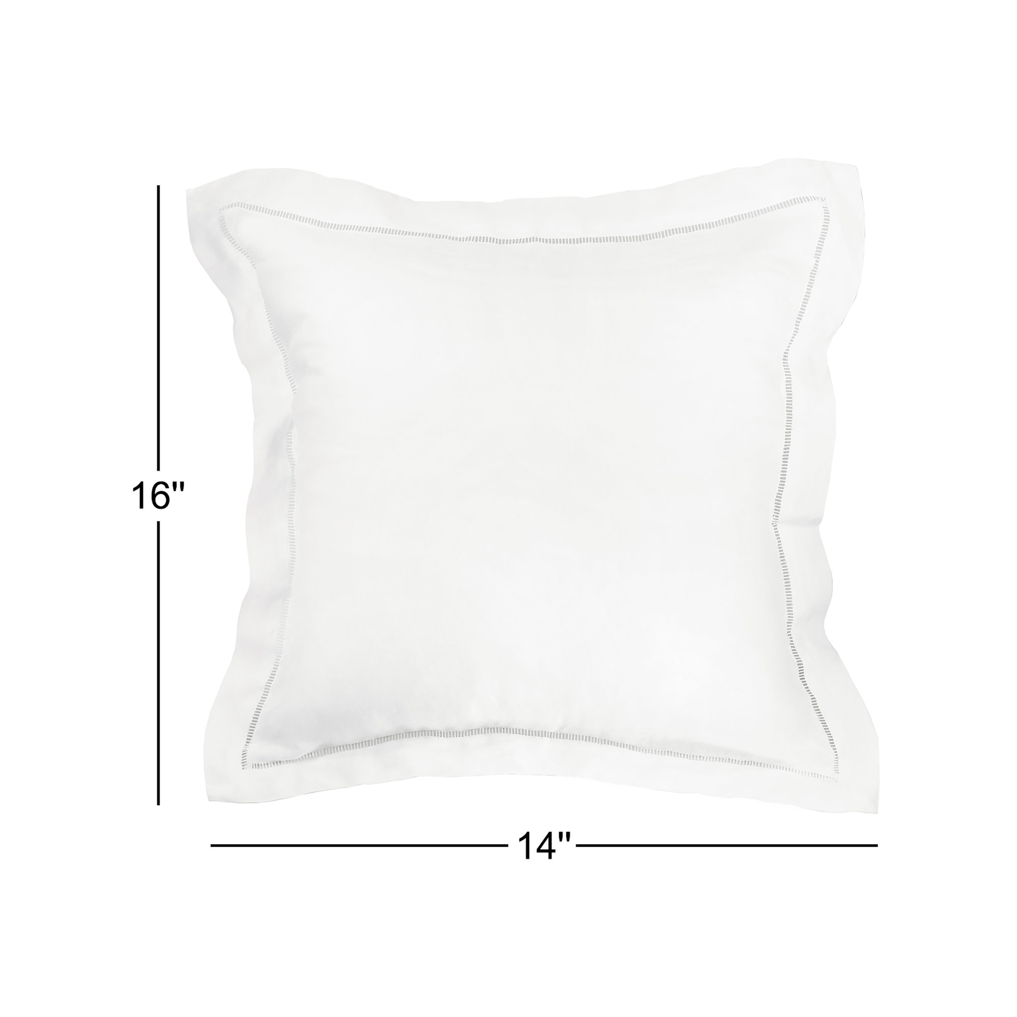 Aubria Linen Sham Set, Euro, White
