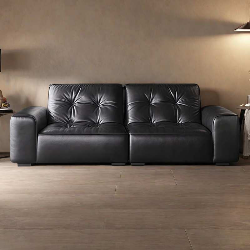 Canapé italien de luxe moderne italien, 2, H 31,49 po x l 78,74 po x P 40,55 po