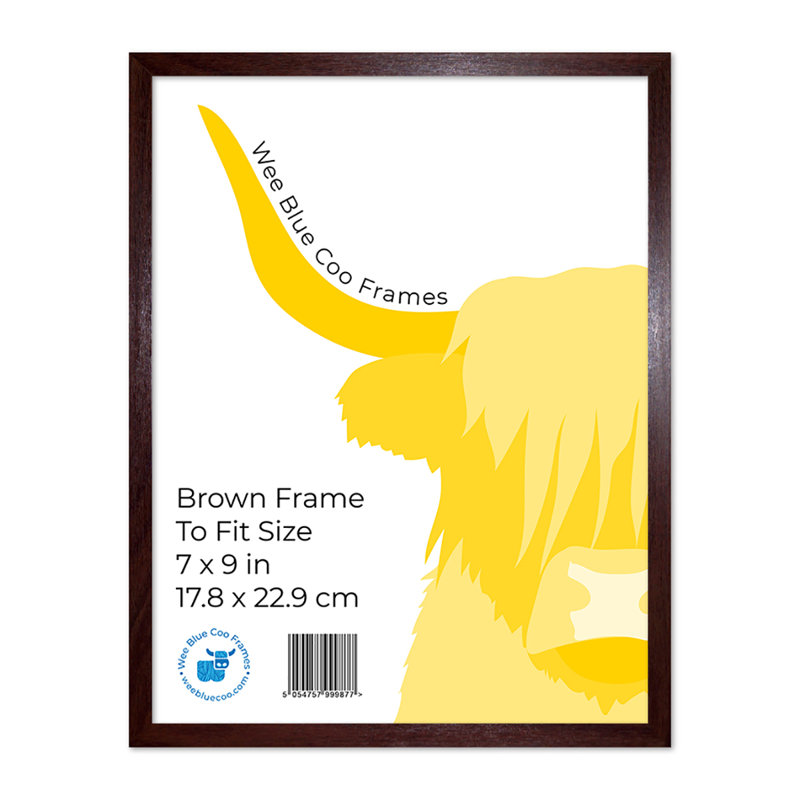 Picture Frame, 25.5cm H x 20.5cm W, Brown