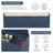 Mira 28" Wide Cabinet Storage Bench with Flip Top Storage-2089763501