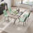 55-70in Rectangle Extendable Dining Table Set-259486298-259486291