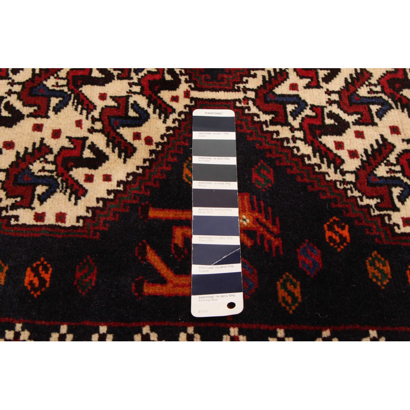 Tapis bleu marine foncé Anadol 3 pi 5 po x 5 pi 3 po