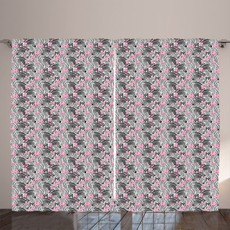Semi Sheer Curtain Pair