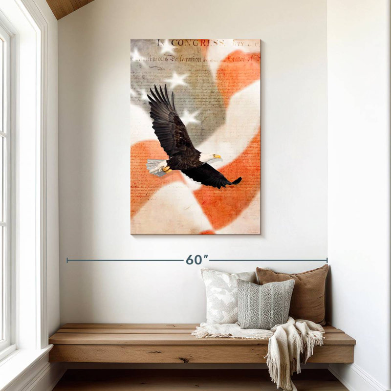 Aigle à tête blanche Brampt, H 45 po x l 30 po