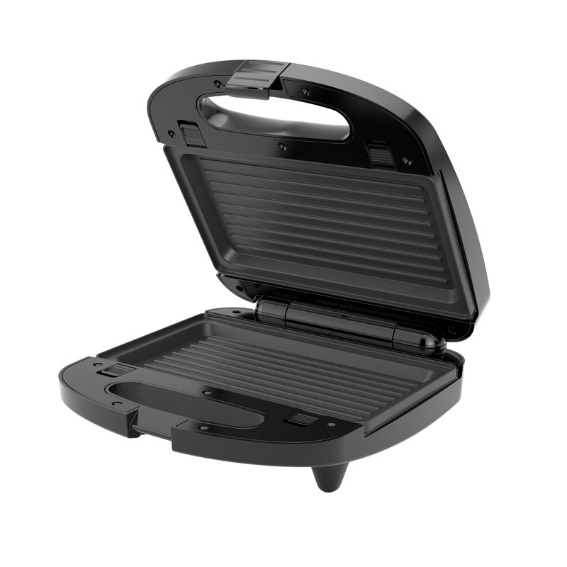 Black+Decker Wm2200Sd Countertop Waffle Iron, Compact, Silver/Black