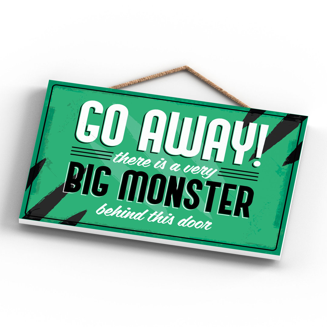 Do Not Disturb Monster - Print on MDF
