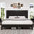 48.4'' Tall Headboard Solid Wood Bed Frame-1750010933-1749119740