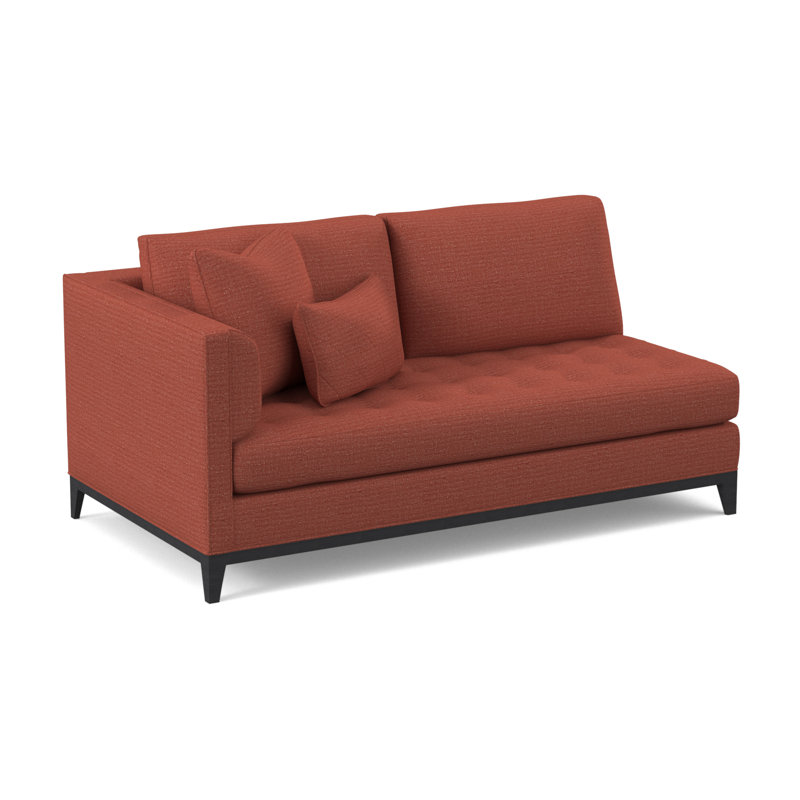 Paramount Upholstered Sectional Symmetrical, Espresso, Bruges Linen