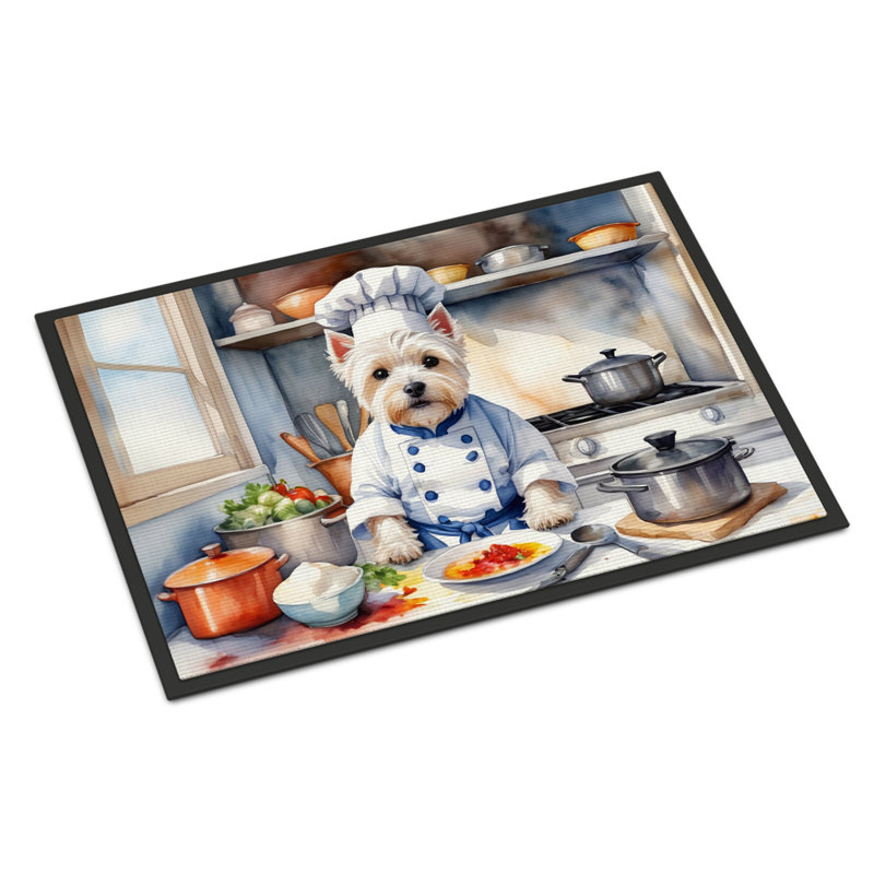 Dorus Non-Slip Indoor Only, Outdoor Doormat, 24" W x 36" L