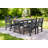 5-piece All-weather Hdpe Patio Dining Set For 4 With Umbrella Hole