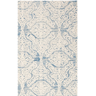 Davyan Hand Tufted Wool Ikat Rug