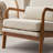 Lemley 25.6'' W Solid Wood Armchair with Lumbar Support-438876436