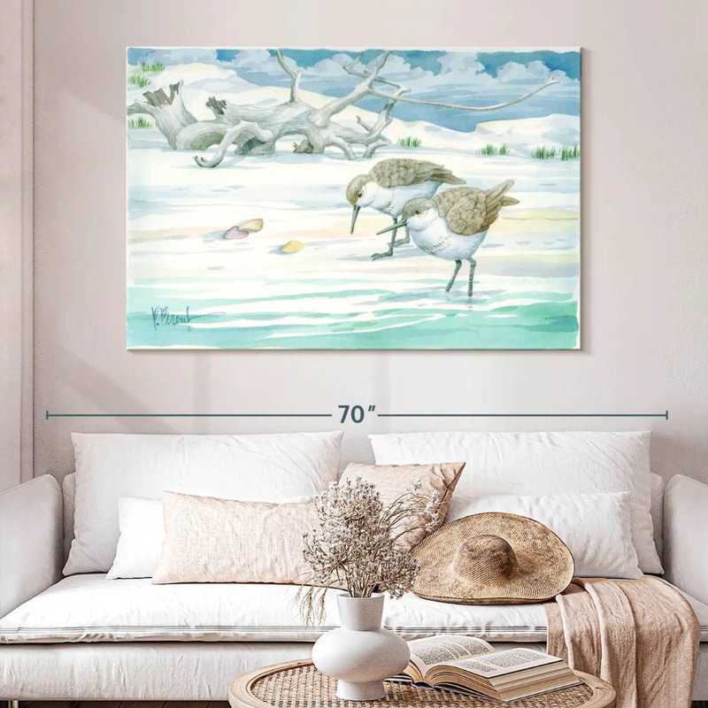 Brampt Driftwood Sandpipers, 34" H x 51" W