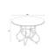 Ensemble de table ronde 5 pièces Ellefson