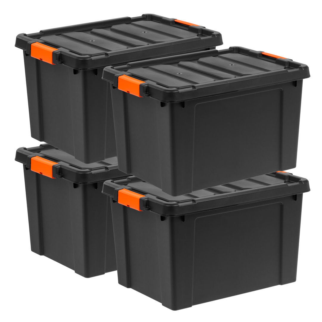 IRIS 76 Qt./19 Gal. Heavy-duty Stackable Storage Tote  (Set of 4) IRIS USA, Inc.