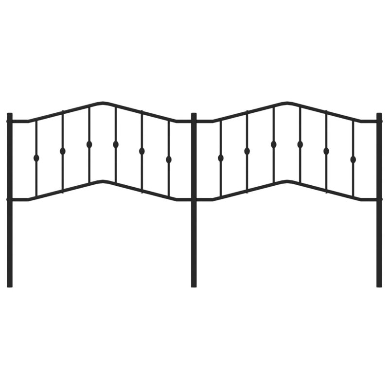 Bayhills Headboard, Black, 98cm H x 206cm W x 4cm D