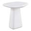 Ensemble de tables de bout à piédestal en céramique 2 pièces Durand